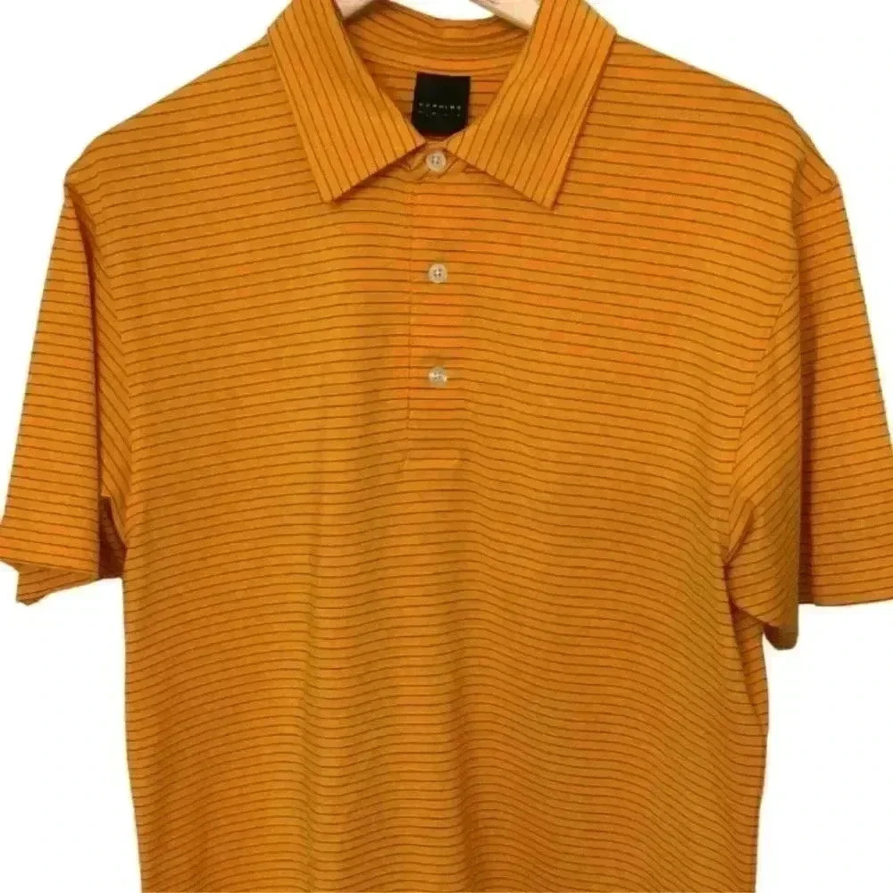 Dunning Golf Polo 3 Button Short Sleeve Men’s Size M